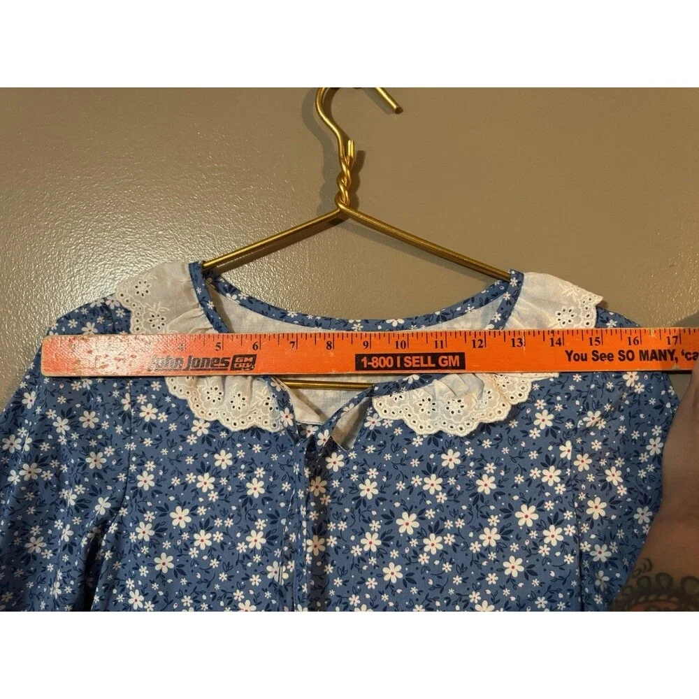 Relibeauty Girls Pioneer Colonial Costume 150 Size 9/10 Comes With Bonnet